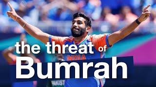 The threat of Jasprit Bumrah | #t20worldcup | #cricket