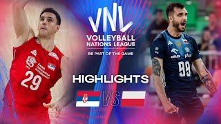  SRB vs.  POL - Highlights | Week 3 | Men's VNL 2024