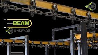 Heavy Duty I-Beam Conveyor, Monorail Conveyors | Top Overhead Conveyor Solution for Various Industry