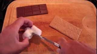 How to make Microwave S'mores - Outdoor Movie Food