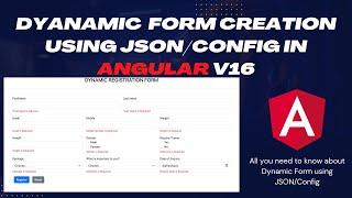 Master Angular Forms: Create Reusable Forms with JSON Constants (Config) | Dynamic Forms in Angular