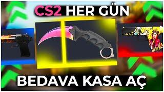 CS2 HER GÜN BEDAVA KASA AÇMAK! ► HER GÜN BEDAVA KASA AÇ! | CS2- CSGO BEDAVA SKİN