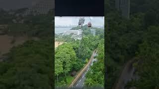 sentosa line - singapore cable car view