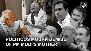 President, political leaders express grief over demise of PM Modi's mother Heeraben Modi