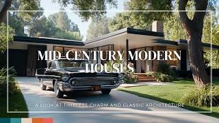 Discover Mid-Century Modern Houses: A Look at Timeless Charm and Classic Architecture