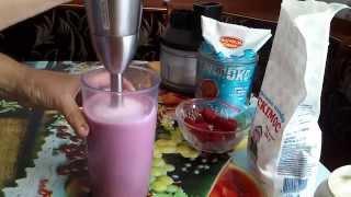 Молочный коктейль с клубникой в домашних условиях видео рецепт