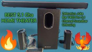 Zebronics Juke Bar 7400 Pro 5.1 Channel Soundbar Unboxing & Review - With sound test