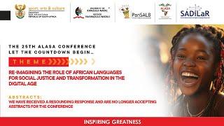 THE 25TH INTERNATIONAL CONFERENCE OF THE AFRICAN LANGUAGES ASSOCIATION OF SOUTHERN AFRICA (DAY 4)