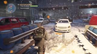 The Division - Lincoln Tunnel Checkpoint: Captain Benitez Intro Chat & Get to Security Wing Gameplay
