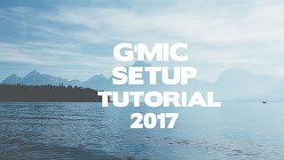 G'MIC Gimp Plugin setup tutorial 2017