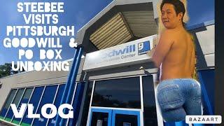 Steebee visits Pittsburgh Goodwill Store and PO Box #30