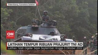 Latihan Tempur Ribuan Prajurit TNI AD