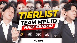 TIER LIST MID SEASON TEAM MPL-ID S14 BY KO LIUS!