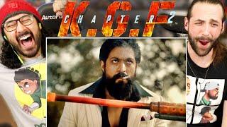 KGF CHAPTER 2 | Teaser TRAILER REACTION!! (Yash | Sanjay Dutt | Prashanth Neel)