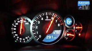 2012 Nissan GTR (560hp) - 0-291 km/h acceleration (60FPS)