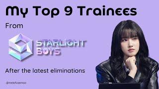 My Top 9 Starlight Boys Trainees After The Latest Eliminations