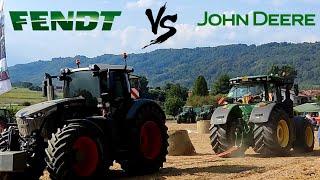 Fendt 942 VS John Deere 8400R | TUG OF WAR | WHICH SIDE WINS?