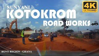 Sunyani Kotokrom Roads Project on the New Dormaa Road 4K Bono Region Ghana Update 1