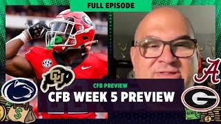 CFB Week 5 Preview: Georgia at Alabama, Illinois at Penn State, Colorado at UCF & more | Bear Bets