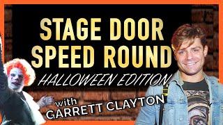 Garrett Clayton talks IT: A MUSICAL PARODY | Stage Door Speed Round: Halloween Edition