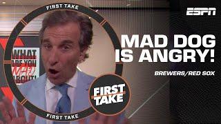 PAY ATTENTION! THAT'S NOT BASEBALL! ️ - Mad Dog sounds off on Chris Martin & Brewers | First Take