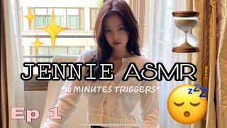 BLACKPINK JENNIE ASMR 10 MINUTES⏳sSoft spoken/whispered, triggers