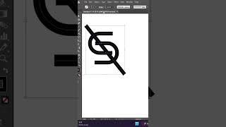 Flat Minimal Logo Design In Adobe Illustrator || #shorts #logo #adobeillustratorcc