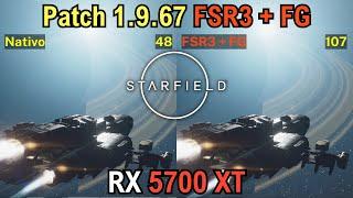 Starfield - Patch 1.9.67 (beta) FSR3 + Frame Generation en RX 5700 XT