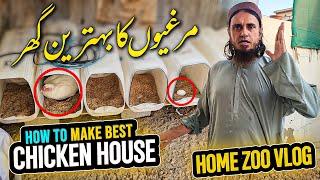 Mufti Tariq Masood Home Zoo Vlog - Part 1 ( Making Chickens House )