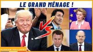 Trudeau et bientôt Macron : Trump fait un incroyable ménage !