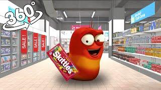 Red Larva oi oi oi in Supermarket 360˚ VR