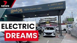 Imported car trend helping Aussie drivers go electric for a fraction of the cost | 7 News Australia