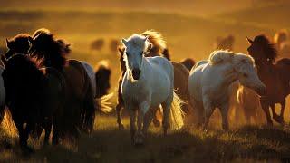 WILD HORSE "Running Free: The Majestic Wild Horses"