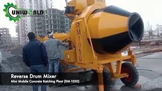 RM1050, RM800 Reversible Concrete Mixer