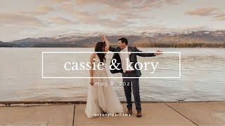 CASSIE + KORY // SHORE LODGE MCCALL IDAHO SPRING WEDDING