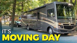 MOVING DAY With a Class A Motorhome - We're Headed to Florida!