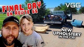 C20 Gets NEW INTERIOR on the Side of Route 66! - Day 5