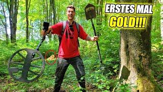 UNERWARTET GOLD GEFUNDEN bei der SCHATZSUCHE im ZAUBERWALD! (Metalldetektor)