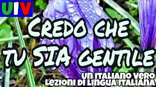 AMMETTERE CHE... | SPERO CHE, PENSO CHE..., CREDO CHE... + CONGIUNTIVO. SEMPRE? | UIV #italiano