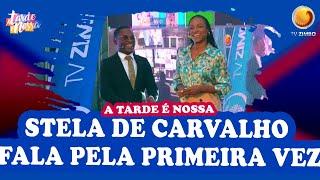 Stela de Carvalho fala pela primeira vez numa emissão da Tv Zimbo | A Tarde é Nossa | TV ZIMBO