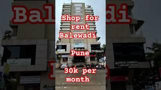 Shop for rent Build up area 380 ftCarpet area 250 ftRent 30 kDeposit 1L.Madhuban society, Balewadi