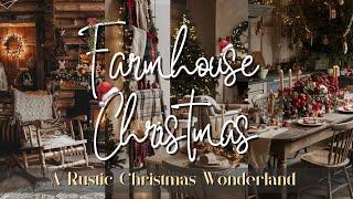 🪵 A Rustic Christmas Wonderland: FarmhouseChristmas Decor Ideas|Cottagecore