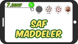 Saf Maddeler / Taktikli Konu Anlatımı  7.Sınıf Fen #2023