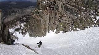 Rock Chute that was Fun.  Mammoth Lakes, California