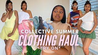 SUMMER COLLECTIVE CLOTHING HAUL | FASHION NOVA, PLT, ZARA, AND MORE