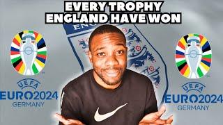 Reacting to EVERY trophy England have won since 1966...