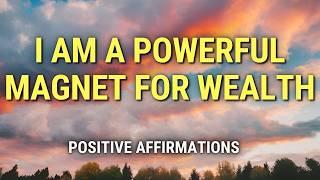  Positive Morning Powerful Affirmations  I am a Powerful Magnet for Wealth #positiveaffirmations