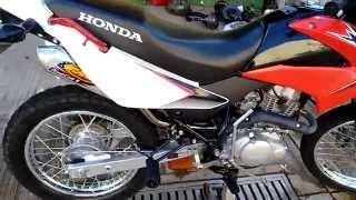 HONDA XR 150 con escape FMF POWERCORE 4 - HONDA XR 150 with FMF POWERCORE 4 exhaust