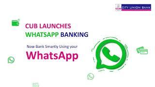 City Union Bank Introduces Banking on WhatsApp Now