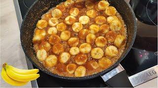 BANANAS IN CARAMEL!  Perfect recipe! Very Tasty & Fast